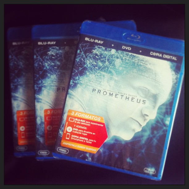El regalo de este concurso... tres ediciones en Blu-Ray de Prometheus