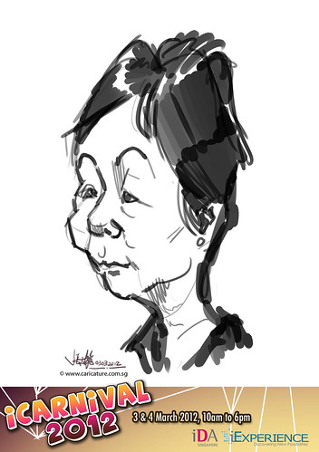 digital live caricature for iCarnival 2012  (IDA) - Day 1 - 39
