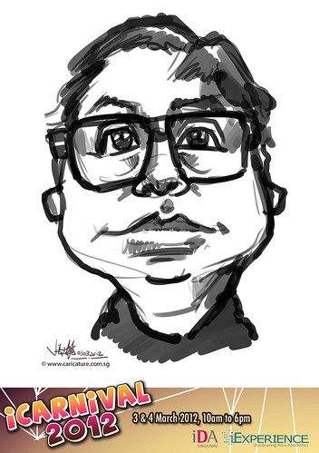digital live caricature for iCarnival 2012  (IDA) - Day 1 - 55