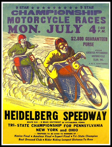 Heidelberg Speedway poster by bullittmcqueen