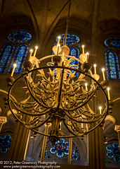 Inside Notre Dame Cathederal At Christmas