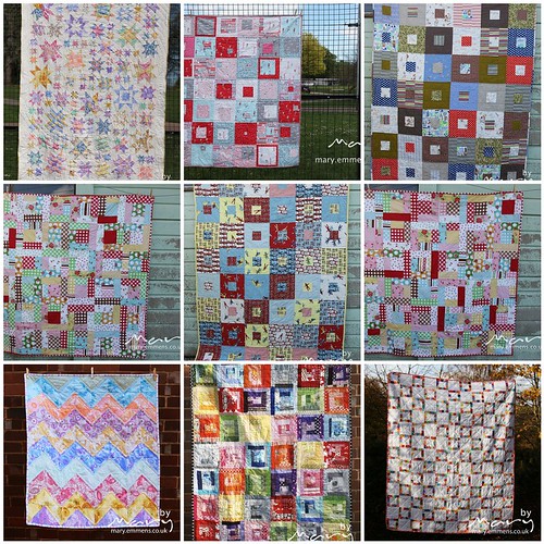 Quilts: all started and finished in 2012