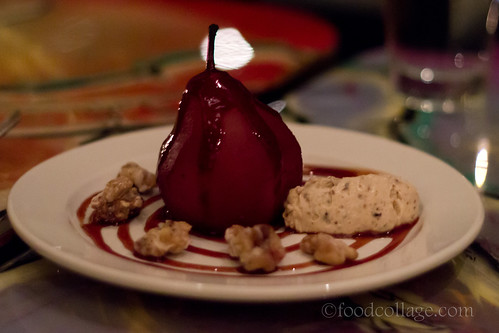 Poached Pear at Kaleidoscope Cafe