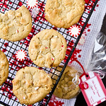 White Chocolate-Peppermint Chunk Cookies