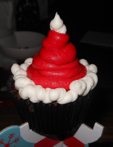 Santa Hat cupcake