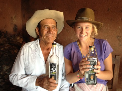 Señor don Lucas and I,, he's a mezcalaro,, the agave fields and production are his & his families. They produce quality mezcal I'm hoping to sell a special edition of!