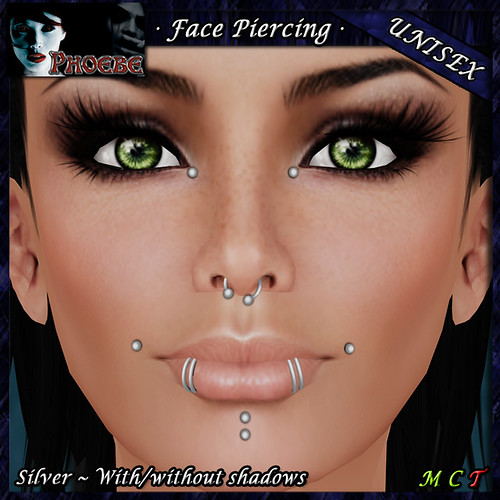 $49l Offer! *P* Unisex Face Piercing K8 ~Silver~