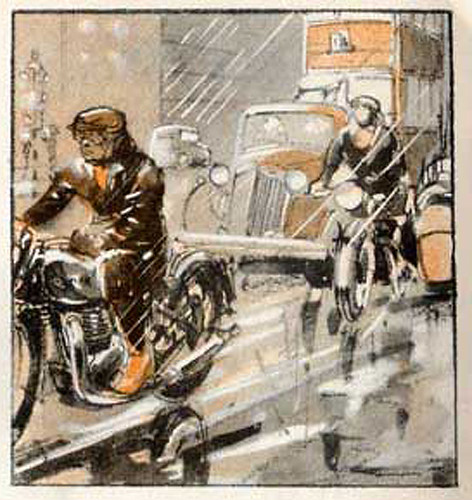 1935 Triumph Sketch by bullittmcqueen