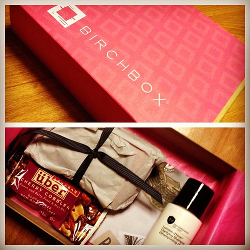 My first Birchbox! Thanks, @calamityjennie. â¤
