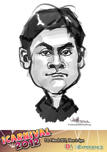 digital live caricature for iCarnival 2012  (IDA) - Day 2 - 68