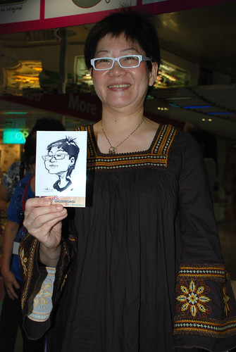 digital live caricature sketching for iCarnival (photos) - Day 2 - 21