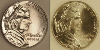 US Mint Nonsense Five Cent coins