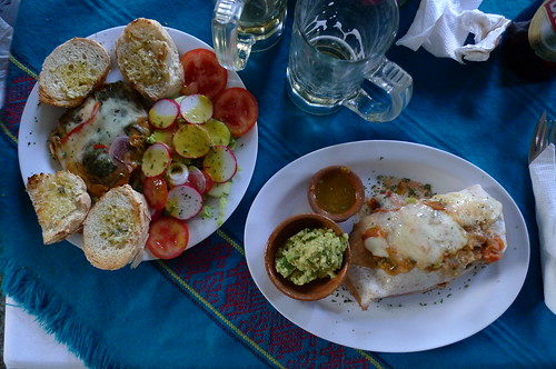 Veggie Entrees at Restaurant Club Sandwich - Antigua, Guatemala