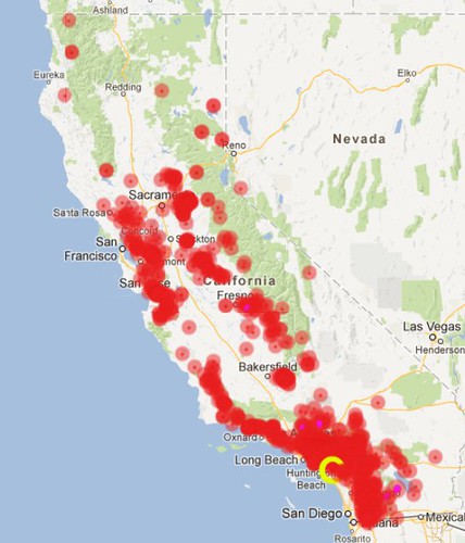 California crashes 2012