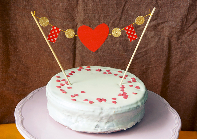 Valentinstags Cake Topper