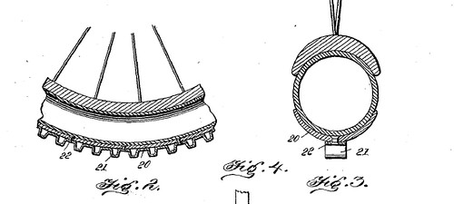 Snow Bike Tire Design Detail 1900