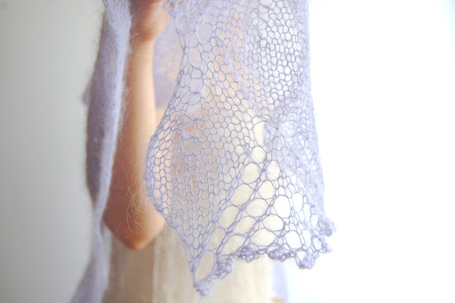 Lilaceous Shawl