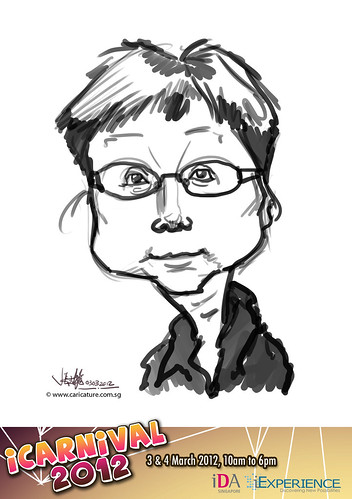 digital live caricature for iCarnival 2012  (IDA) - Day 1 - 52
