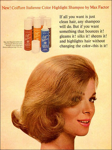 1965 MAX FACTOR COIFFURE ITALIENNE COLOR HIGHLIGHT SHAMPOO