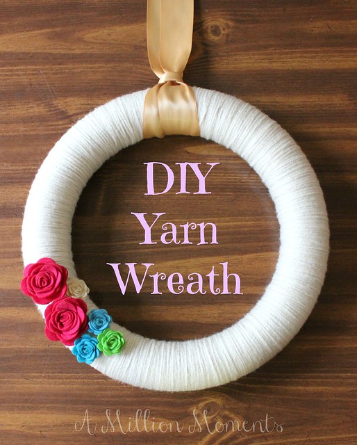 How to make a yarn wreath