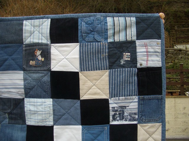 Baby Clothes Patchwork Quilt