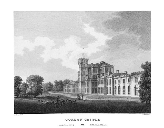  etching: Gordon Castle