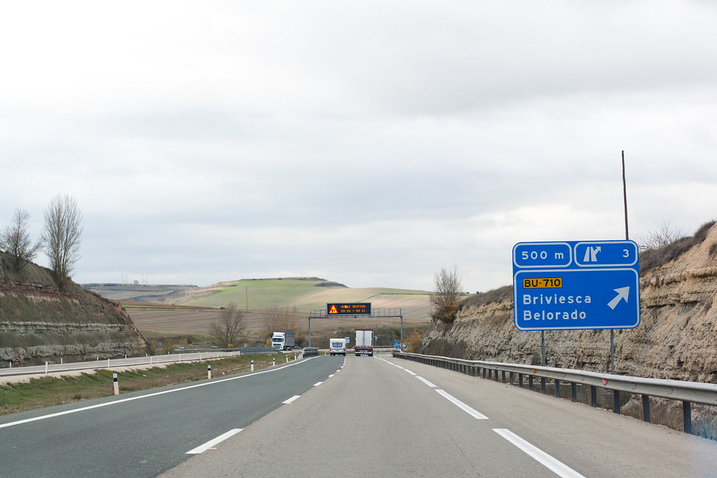 Estrada para Burgos - Espanha