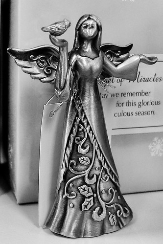 Pewter angel by pvera