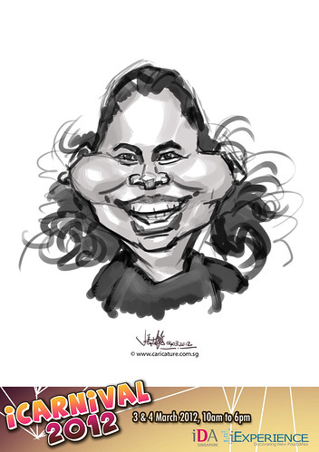 digital live caricature for iCarnival 2012  (IDA) - Day 2 - 73