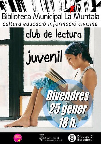 Club de lectura juvenil @ divendres 25 gener 18 h. by bibliotecalamuntala