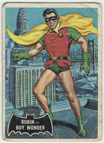 1966 Topps Batman Robin front