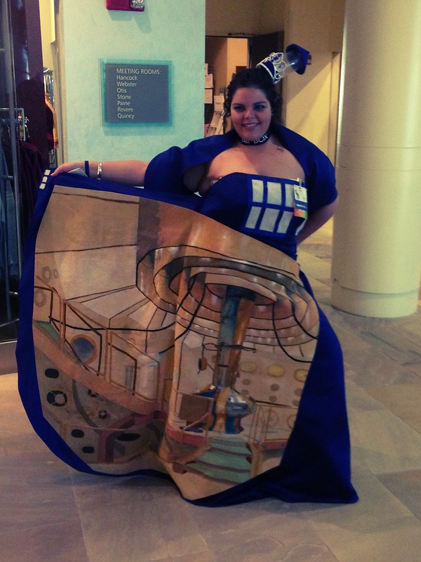 TARDIS dress.