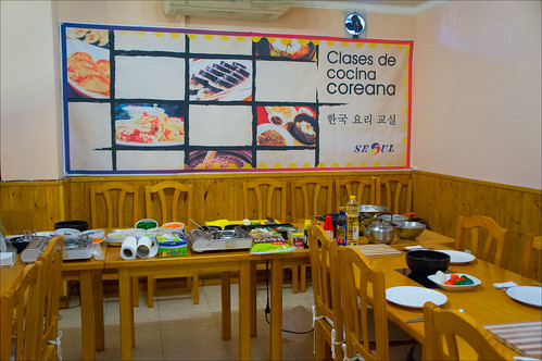 Clase de cocina coreana en el Seoul
