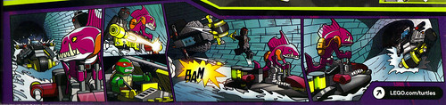 LEGO Teenage Mutant Ninja Turtles :: "Stealth Shell in Pursuit" ..box iii [[ comic Isolated ]] (( 2013 ))