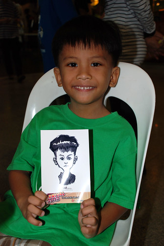 digital live caricature sketching for iCarnival (photos) - Day 2 - 9