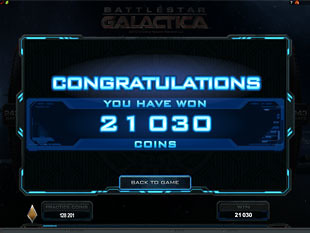 Battlestar Galactica Free Spins Prize