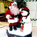 Santa and the snowman