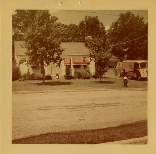 Hilltop Drive home,1953 by midgefrazel