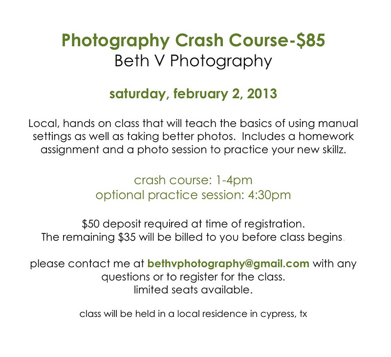 feb Photography Crash Course