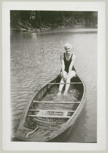 Girl in a boat