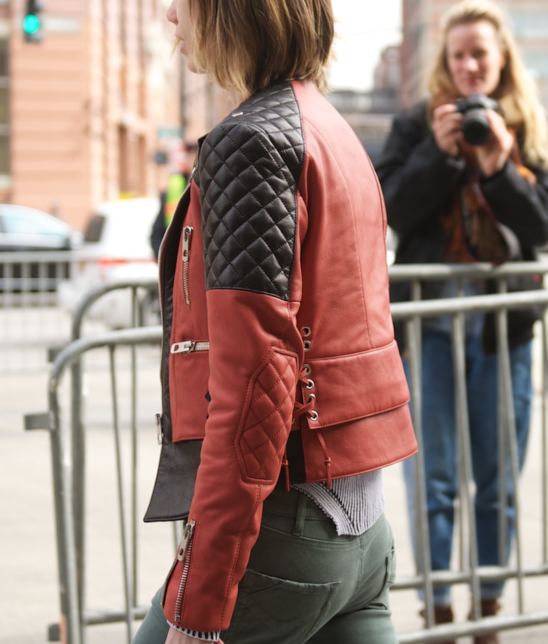 Balenciaga quilted leather jacket