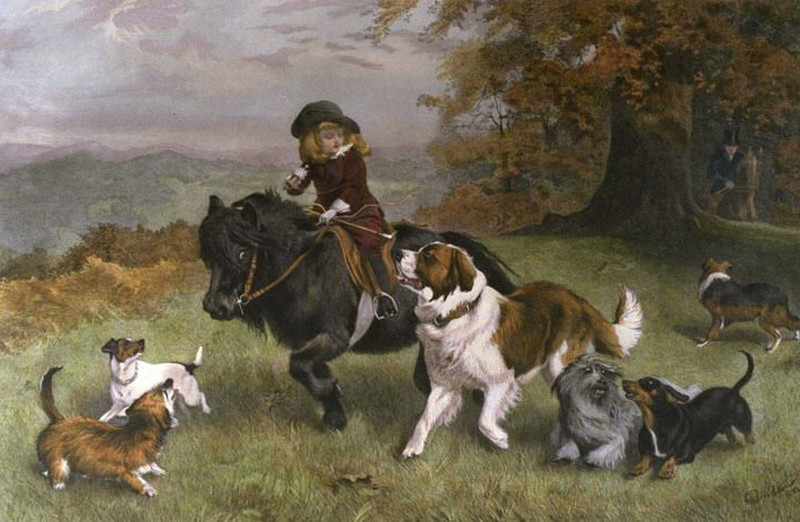 A Scratch Pack by Charles Burton Barber