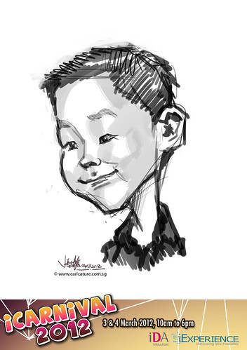 digital live caricature for iCarnival 2012  (IDA) - Day 2 - 67
