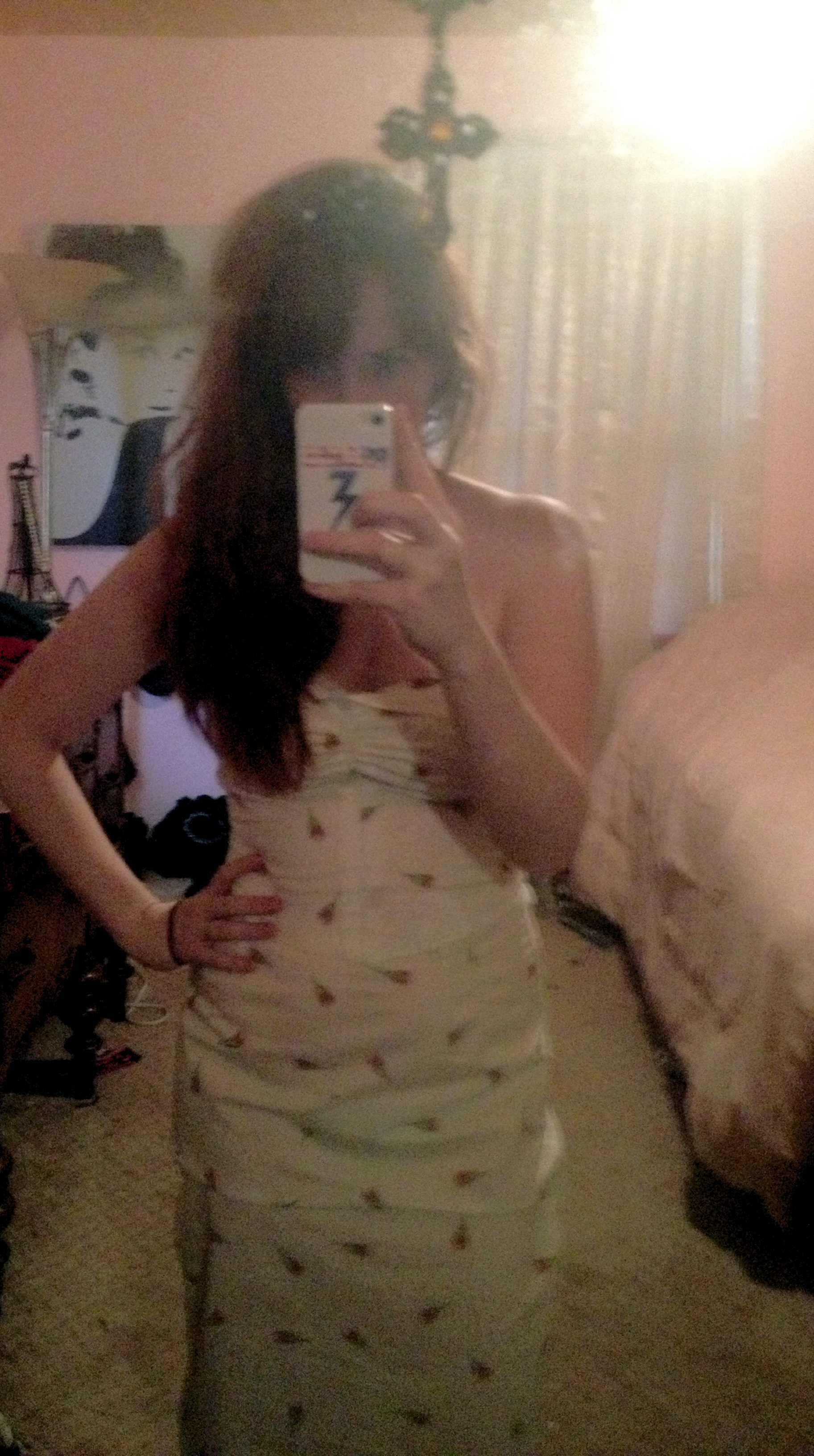 Crappy iphone fitting pics. Gertie's Tiki dress. HELP
