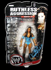 Autographed JAKKS Pacific WWE RUTHLESS AGGRESSION Series Figures 