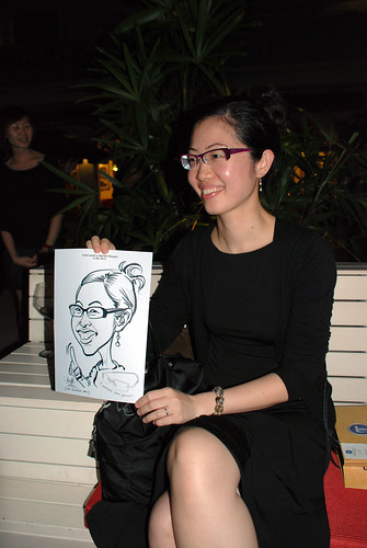caricature live sketching for Kaleido Vision Pte Ltd Product Launch - 13