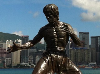 Bruce Lee sculpture