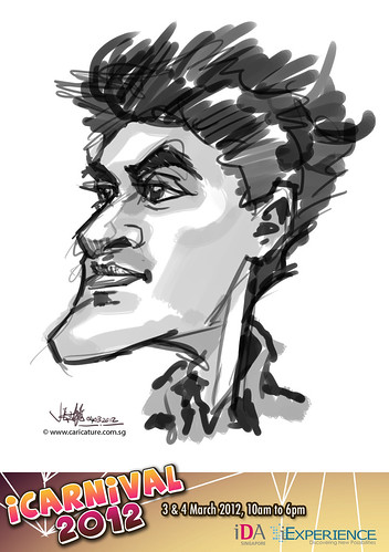 digital live caricature for iCarnival 2012  (IDA) - Day 2 - 80