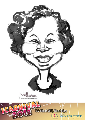 digital live caricature for iCarnival 2012  (IDA) - Day 1 - 77