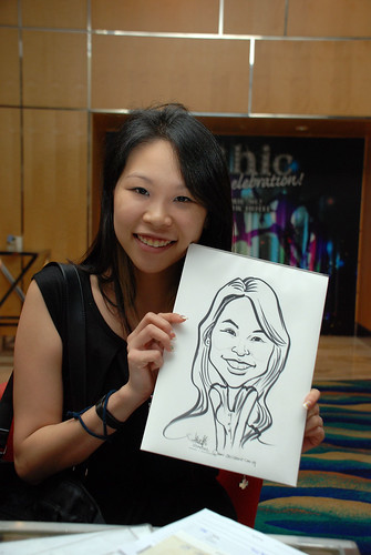 caricature live sketching for Civica Dinner & Dance 2012 - 26